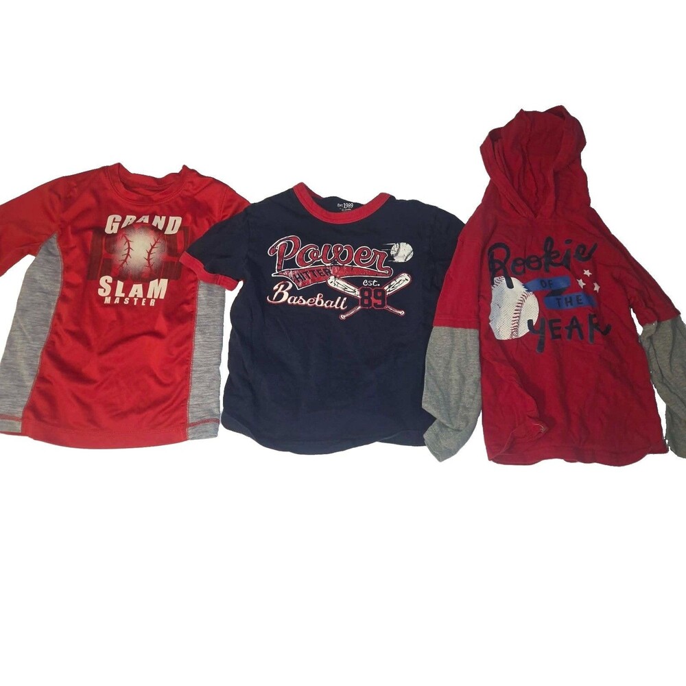 Boys 5/6 Baseball Shirts Lot Of 3 Including Children’s Place